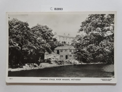 Landing stage river wharfe - landing, stage,