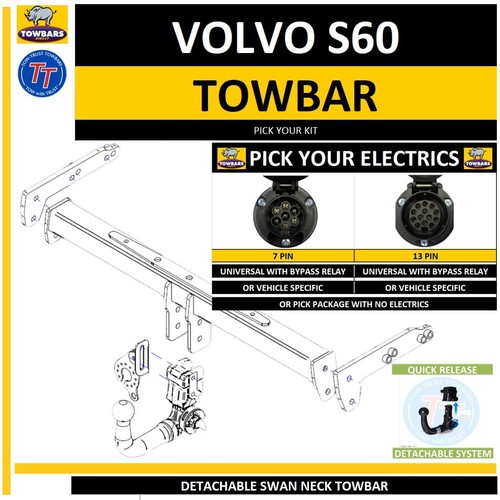 Tow bar detachable for - detachable,