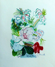 Raoul DUFY - Fleures, 1965
