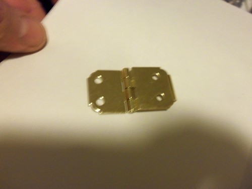 Banjo case offset brass hinge - case,