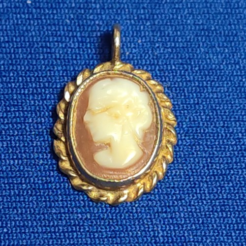 Victorian 9ct gold cameo - 9ct,
