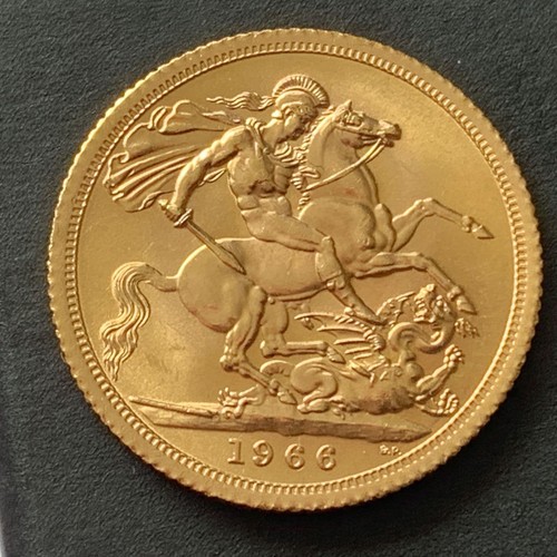 1966 full gold sovereign - 1966,