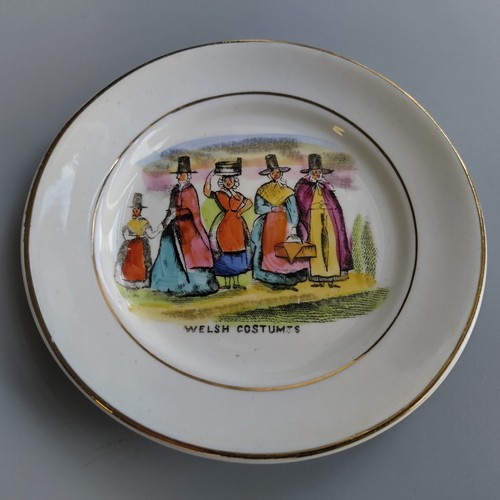 Antique welsh costumes ceramic - costumes,