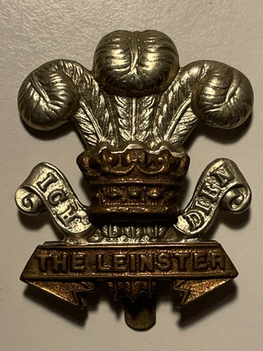 Leinster regiment cap badge - leinster,