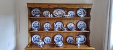 Royal Doulton Booths Real Old Willow Pattern Dinner & Tea Service plus vase
