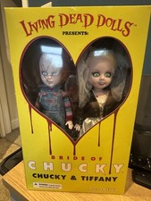 Mezco Toyz Chucky and Tiffany Doll Set Living Dead Dolls Boxed