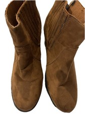 SELECT Brown Faux Suede Ankle