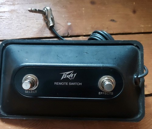 Peavey duel footswitch reverb - peavey,