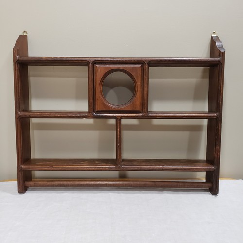Wall shelf towel bar wood - wall,
