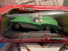 burago Diecast Metal 1/24 Scale chevrolet corvette 1957 Model Car (0524)