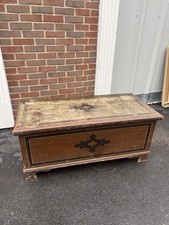 rough cedar blanket chest
