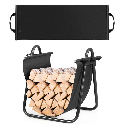 Firewood log holder rack - log,