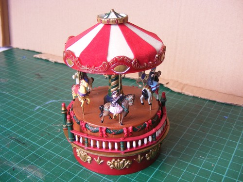 Vintage christmas carousel - vintage, mr