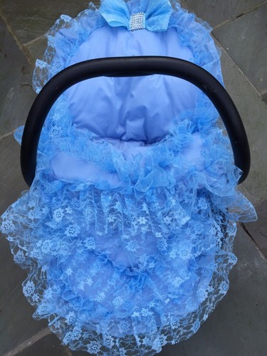 Blue universal baby car seat - baby,