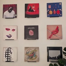 Vinyl Record Album Floating