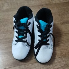 Sidewalk  Healy type Skate Shoes/ white with blue Size UK 4 VGC