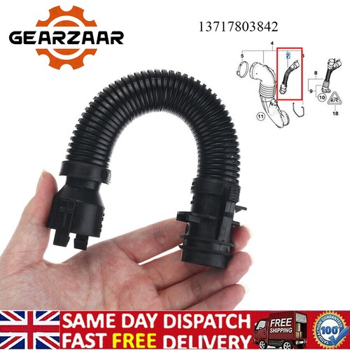 Car crank case - breather, pipe