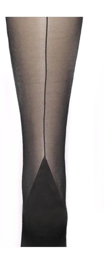 Ladies nude sheer seamed - sheer,
