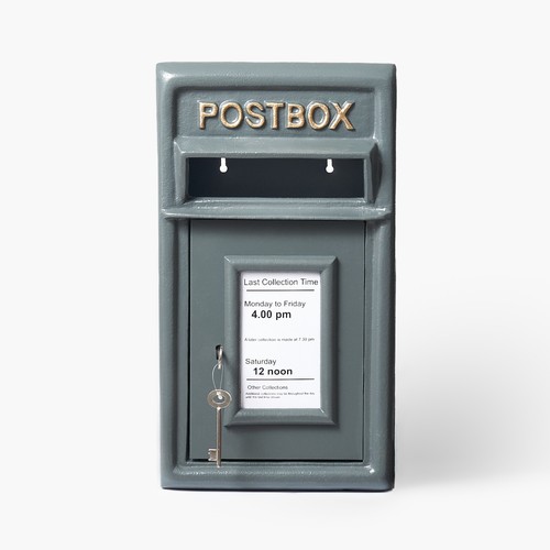 Classic grey cast iron post - cast,
