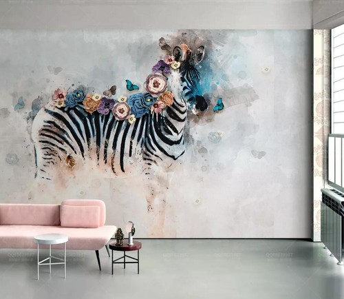Zebra flower r27336 - zebra,