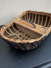 Vintage hand made Welsh ancient coracle model 8 x 7”