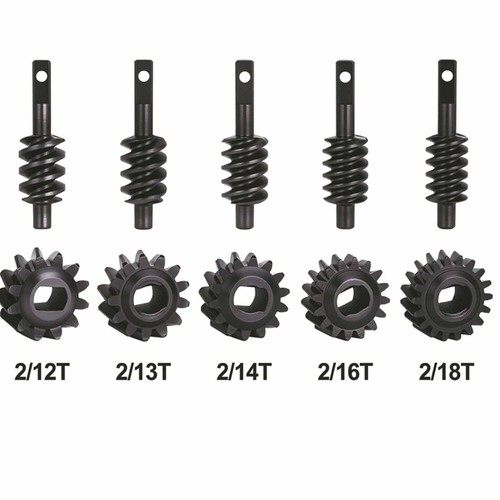 Car differential gear - gear, worm