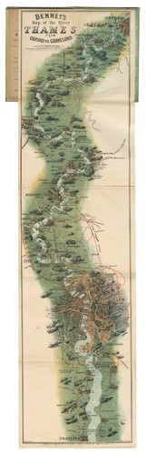 Antique map bennet of - antique, "bennet's