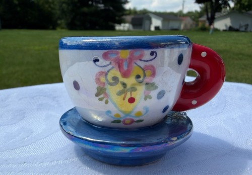 Whimsical hand painted ceramic - whimsical, hand-painted