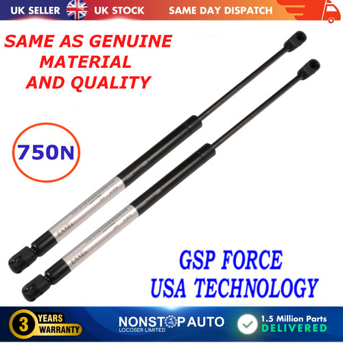 Rear tailgate gas struts - 2x,