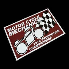 Motor Cycle Mechanics 1976 Production Championship Motorbike Classic Vintage Uk