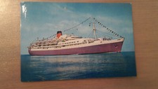Postcard passenger ship SS
