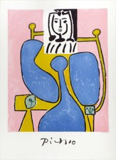 PICASSO Marina Picasso Collection Femme 1982 Lithograph 29 x 21-3/4