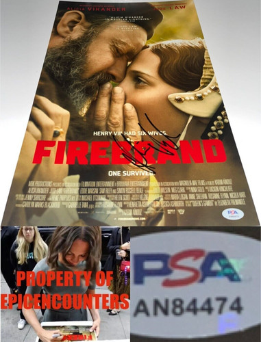Hot alicia vikander signed - vikander,