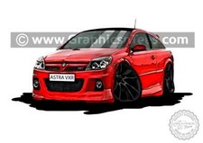 MK5 Astra H VXR Red Cartoon
