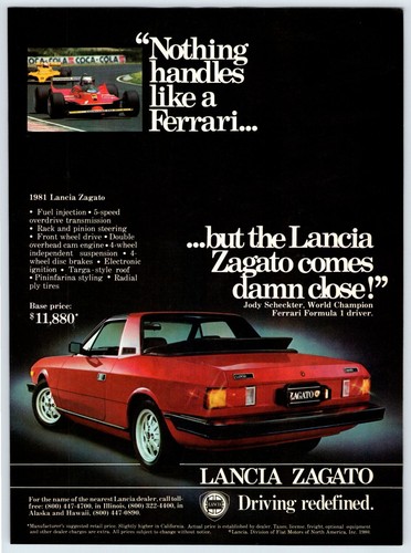 1981 lancia zagato - lancia,