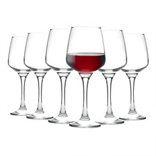 6x Red Wine Glasses Large