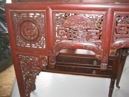 Chinese antique carved wood
