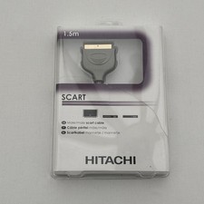 Hitachi 1.5m Scart Cable Male