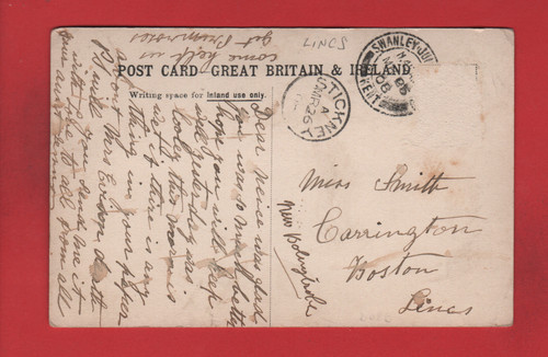 Stickney lincolnshire postmark - stickney,