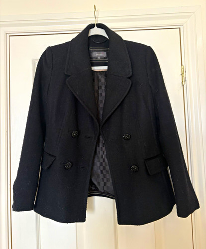 Per una black - black, coat