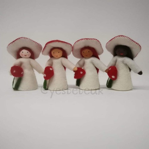 Ambrosius red fungus fairy - red,