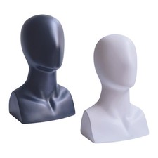 Mannequin Head Wig Showing Stand Head Circumference 52cm with Shoulder Manikin