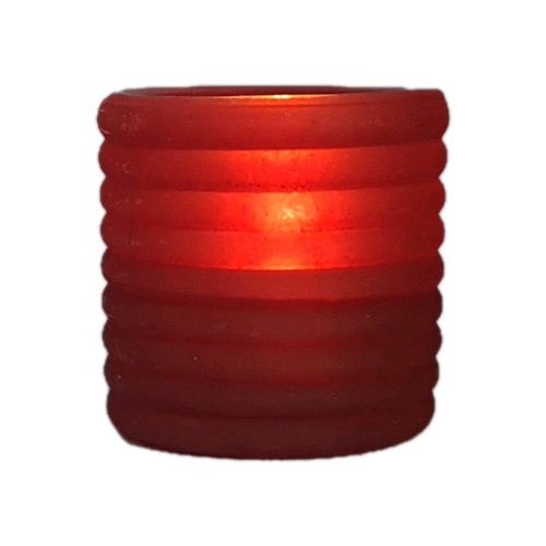 Dark red mate - red, glass