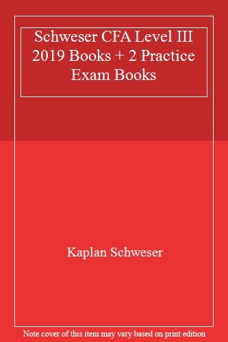 Schweser cfa level iii 2019 - schweser,