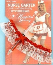 Nurse garter fancy dress - nurse,