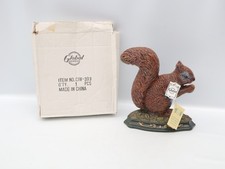 Large Cast Iron Red Squirrel
