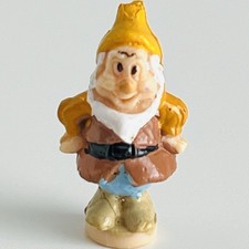 Vintage Disney Polly Pocket Snow White Seven Dwarves Happy FIGURE ONLY Bluebird