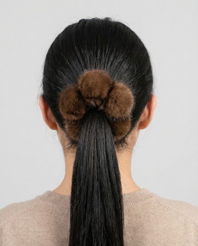 Real mink fur - mink, pom