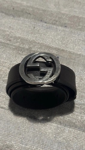 Gucci belt dark brown - gucci,
