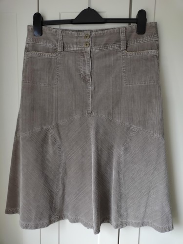 Next grey corduroy skirt with - next,